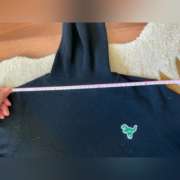 Coach 1941 Black Cashmere Turtleneck with Rexy Patch, Size US - Picture 8 of 12